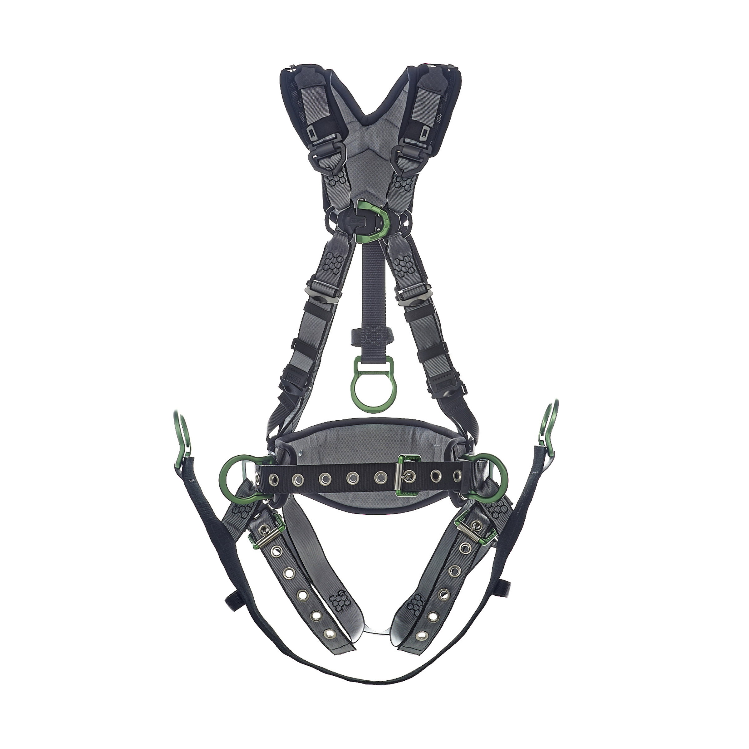 V-FIT Derrick Harness, Extra Small, Back, Chest & Hip D-Rings, Tongue Buckle Leg Straps, Shoulder Padding